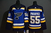 Blues 55 Colton Parayko Blue Adidas Jersey,baseball caps,new era cap wholesale,wholesale hats